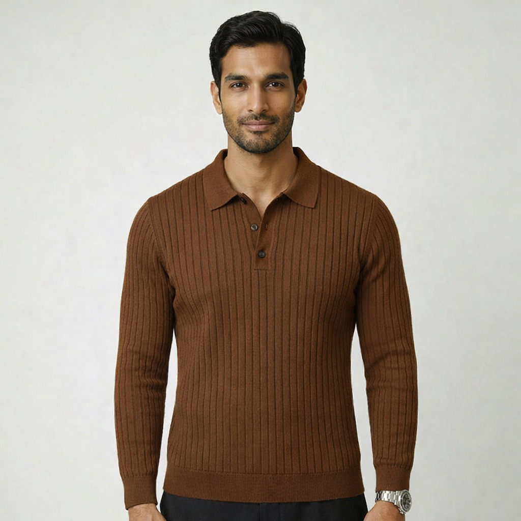 The Ashton Polo Knit